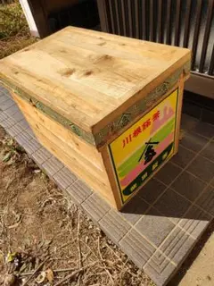 お茶箱 柴田製茶株式会社 木箱 収納 昭和 レトロ アンティーク