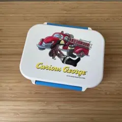 Curious George 子ども用弁当箱　おさるのジョージ　消防車