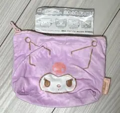 ふわふわface台形ポーチ　クロミ
