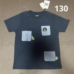 【週末価格】グラニフ　はらぺこあおむし　半袖Tシャツ　130cm ネイビー