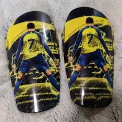 【未使用】選手背面デザイン すねあて シンガード大人サイズ