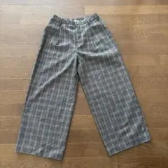レディース　チェックパンツ　S