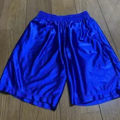 バスパン ハーフパンツ バスケットボール バスケ 160 青 ブルー