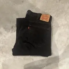 [古着]極太LEVI’S 550 ブラックデニム W40 L34 エジプト製