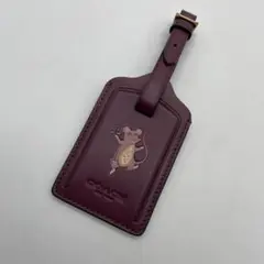 ☆新品未使用☆coach☆コーチ☆ネームタグ☆チャーム☆本革