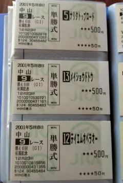 2025年最新】テイエムオペラオー 馬券 有馬記念の人気アイテム