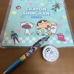 クレヨンしんちゃん 巾着　ペン　マステセット