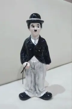 チャールズ・チャップリン　陶器製　貯金箱　当時物