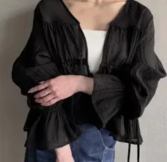 新品　ブラウス　黒