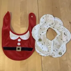 サンタと星柄のスタイセット