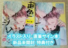 【イラスト入りサイン本】広瀬りさ『 宙色ジレンマ 』新品未開封 特典付き