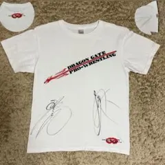 プロレス団体 ドラゴンゲート PRO-WRESTLHNG サイン入りTシャツ