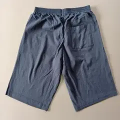 新品★SIZE:М ブルーグレー イージーハーフパンツ