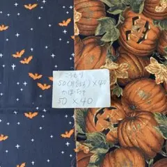 ハロウィン生地　2種
