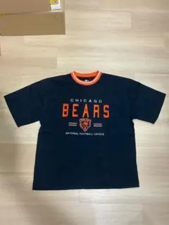 WEGO × NFL シカゴベアーズ 刺繍 リブライン Tシャツ