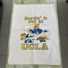 70s 80s UCLA 洗濯袋 コットン製 大型 ビンテージ