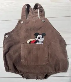 ⭐︎新品未使用⭐︎ディズニー ミッキーマウス ベビーコーデュロイロンパース Sサイズ
