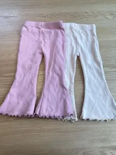 美品 Pippi＋Lotta Flare cotton pants 2枚セット
