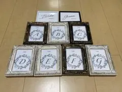 テーブルナンバー 受付 額縁付き