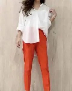 美品！プラステ　スティックパンツ　リネンブレンド