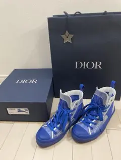 DIOR ハイカット ブルー 青