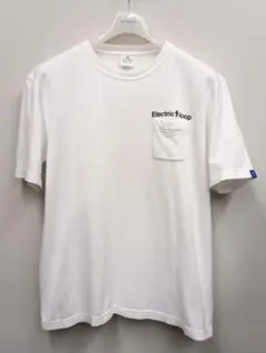 ループウィラー Electric loop ポケット付き Tシャツ ホワイト