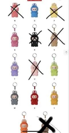 ラブブ THEMONSTERPINFORLOVE シリーズ ぬいぐるみペンダント