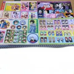 年代物　アニメディア　切り抜きシール　4種。レトロ