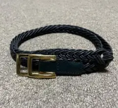 AMBOISEアンボワーズ レザーメッシュベルト リングベルト
