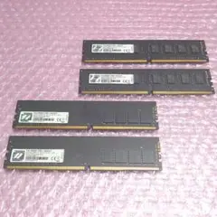 G.Skill製 DDR4 2666 32GB 8GBx4枚組 シングルランク