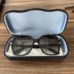 GUCCI ブラック サングラス オーバーサイズ ケース付き