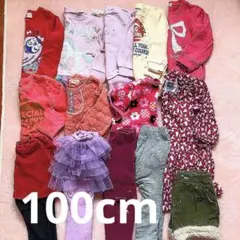 100cm 女の子 スウェット ワンピース 秋冬 まとめ売り
