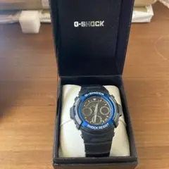 G-SHOCK デジタル腕時計 ブラック/ブルー