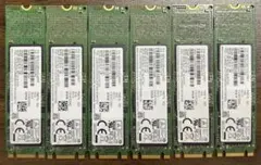NVMe M.2 SSD 256GB(6枚)