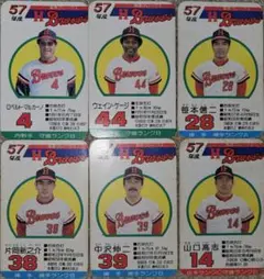 タカラプロ野球カード 昭和レトロ57年度 阪神タイガース 30枚セット