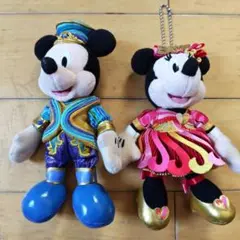 東京ディズニーリゾート　35周年 ミッキー&ミニー　ぬいぐるみバッジ