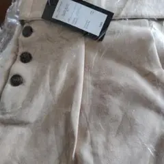 テーパードパンツ ベージュ