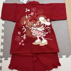 新品タグ付き❤︎ディズニー　甚平　110