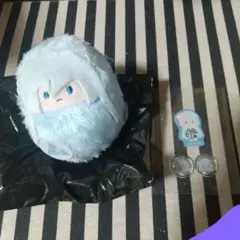 刀剣乱舞 江雪 江雪左文字 くるみたぴぬい ぬいぐるみ 大本丸博 御伴散歩