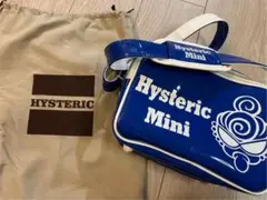 Hysteric Mini 青 ミニエナメルバッグ　巾着付き
