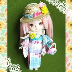 モンストドール　着物　浴衣　アウトフィット　ハンドメイド