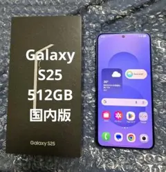 Samsung Galaxy S25 国内版 512GB　SM-S931Q