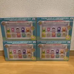 【未開封】 LEDライト付きフィギュアディスプレイコンテナBOX 4個セット売り