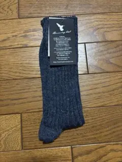 リネンゆるハイソックス L インディゴ 25~27cm