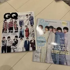 sixtones表紙　GQ 2022年 1月号 & Ray 2022年 2月号