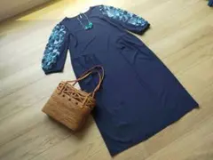 LUCUORE ルクオーレ長袖レース付きワンピース　新品　サイズL