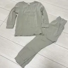グレーの長袖パジャマセット 100cm~