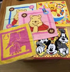 くまのプーさん他　タオル5枚　新品