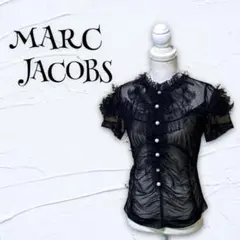 【MARC JACOBS】マーク ジェイコブス『4』半袖ブラウス フリル リボン