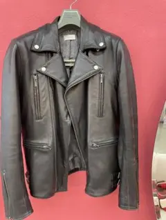 zweischwarzeダブルライダーラムレザー Sサイズ
